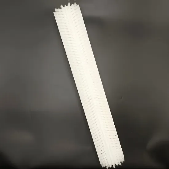 Spazzola a spirale con spazzola a rullo a molla in setola di nylon industriale per spolverare